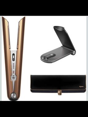 Dyson Corrale Hair Straightener in Copper and Black with Matching Case